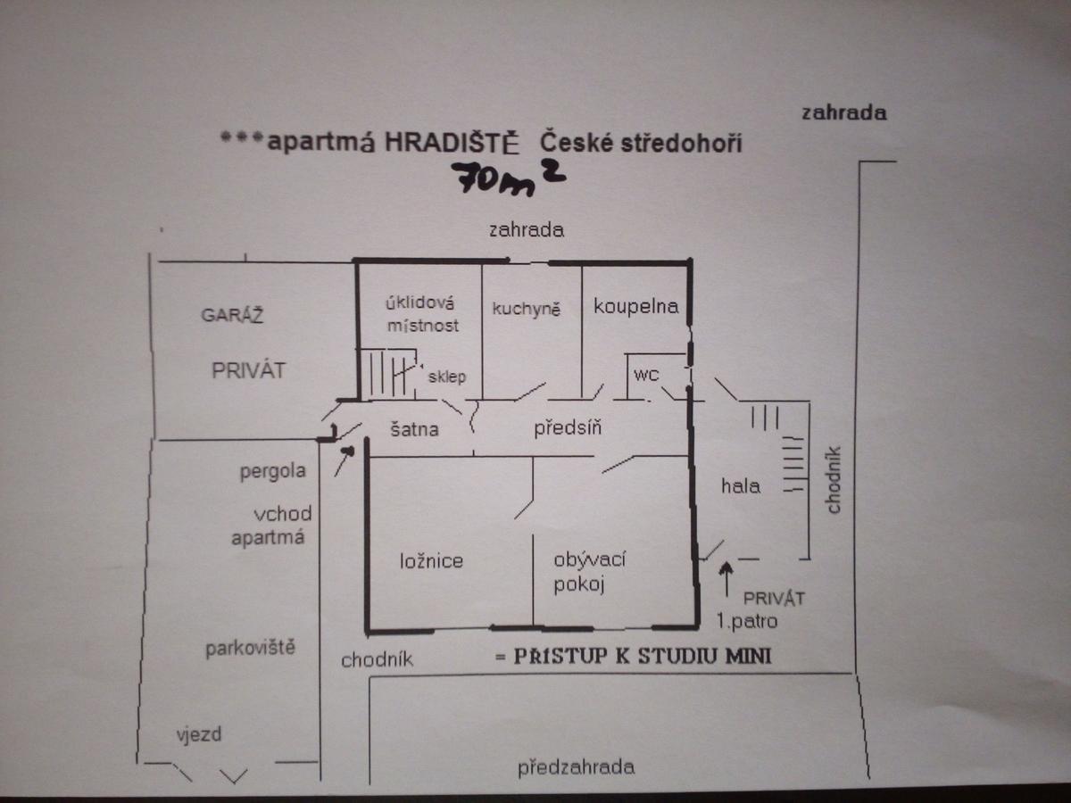 Apartments Ceske Stredohori Teplice Eksteriør bilde